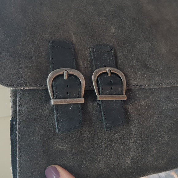 Born grey brown leather boots size 10m - Picture 3 of 7